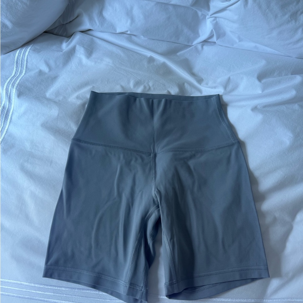 Lululemon Gray Biker Shorts